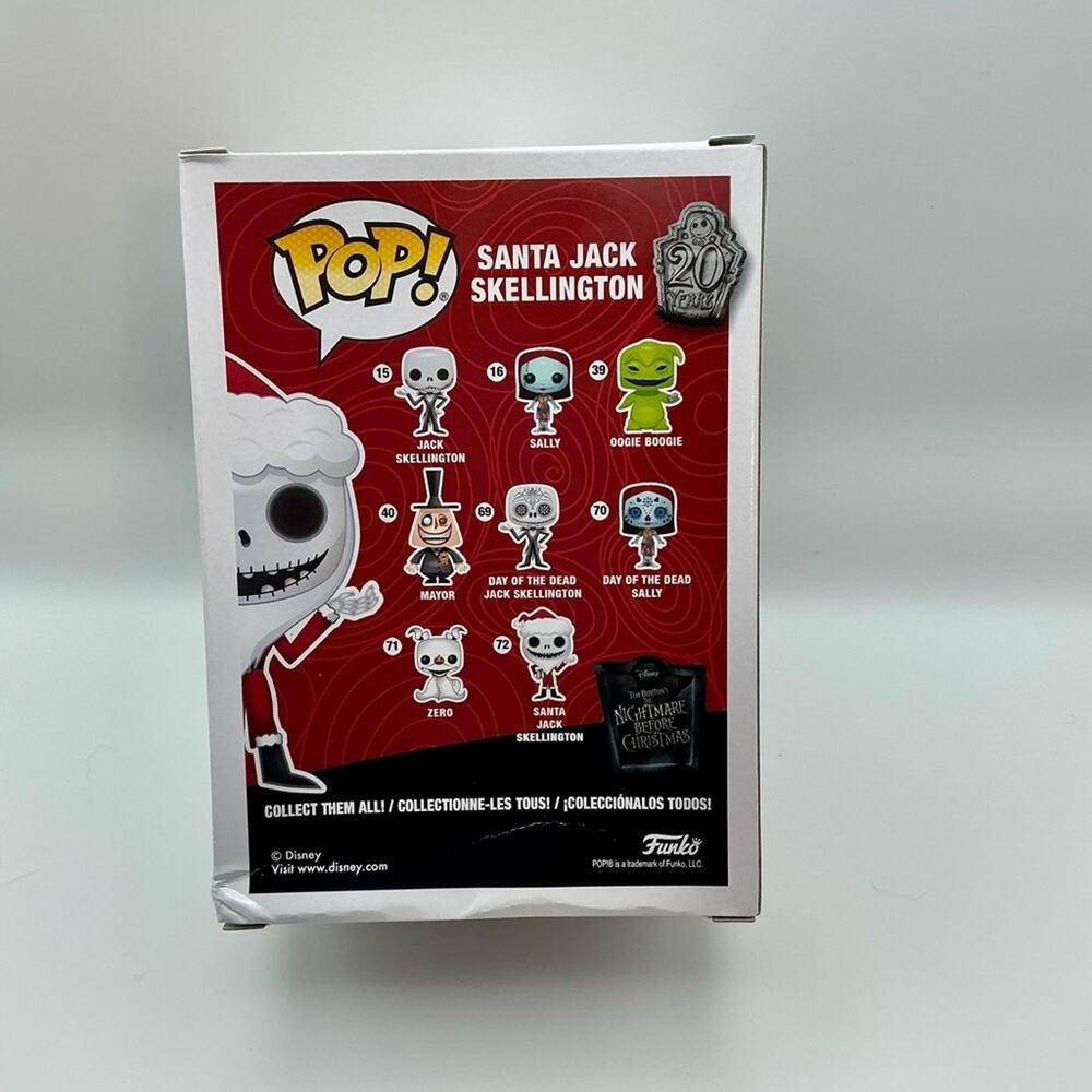 Santa Jack Skellington #72 – The Nightmare Before Christmas Funko Pop - Picture 3 of 6